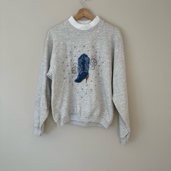 VINTAGE COWBOY Embellished Sweatshirt